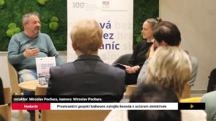 Záhorská knihovna Senica a Městská knihovna Hodonín realizují společný projekt Slová bez hraníc, který je zaměřený mimo jiné na seznámení českých čtenářů se slovenskou literaturou a opačně. Jako první se v Hodoníně představil autor detektivek Václav Neuer.